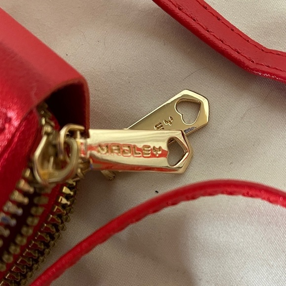 Forever Lovely Red Crossbody /Clutch Bag Roomy Forever Lovely Design for Madley - Picture 7 of 7